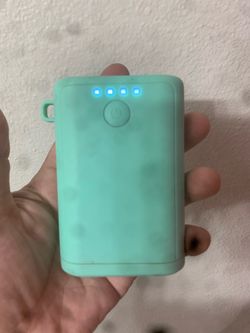 Portable Outdoor Power Bank With Carabiner 6000mAh Battery Pack Waterproof Dust