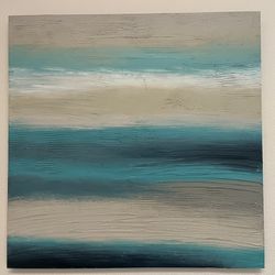 Canvas painting, Sarah Brooks, 40“ x 40“ 