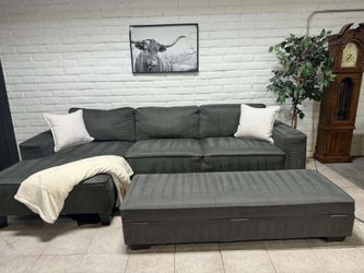 Gray Sectional - Free Delivery