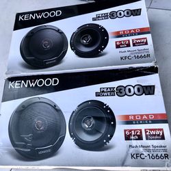 Kenwood 6-1/2 Car Audio Speakers New