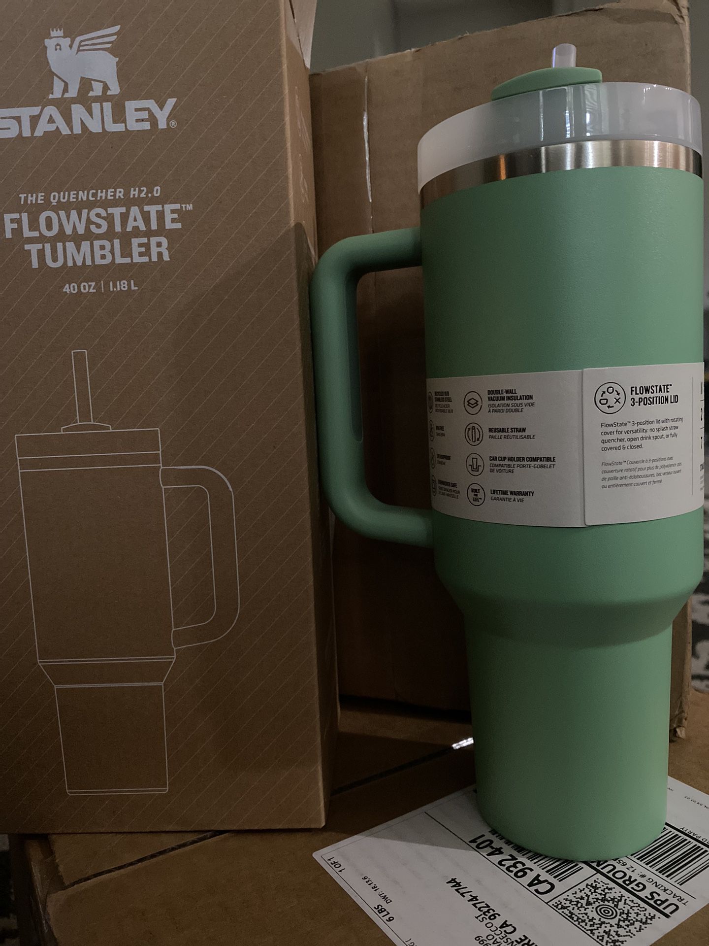 Stanley- The FlowState Quencher 2.0 Travel Tumbler(Yarrow) for Sale in Bull  Valley, IL - OfferUp