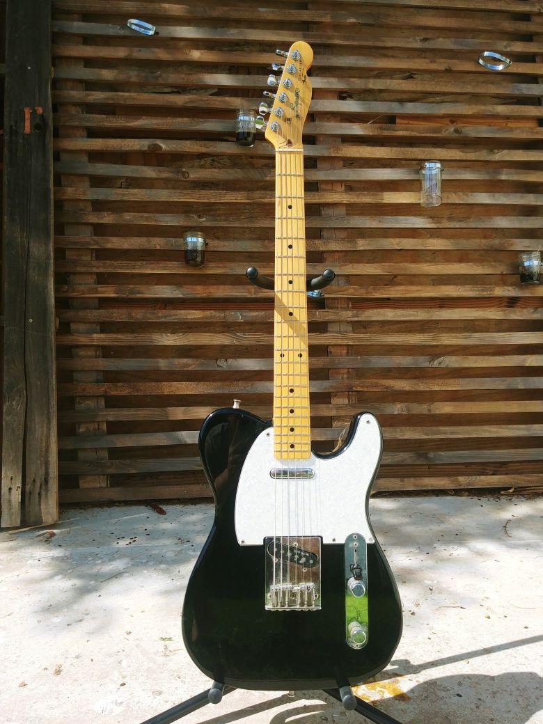Vintage 1985 Fender Squier E Series Japan Telecaster Electric Guitar