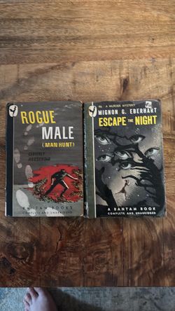 Vintage mystery/crime paperbacks
