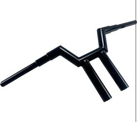 Gloss Black 12" Rise 1.5" Ape Hanger T-Bars Handlebar Drag About 12"Rise Fit For Harley Softail Breakout Fat Boy FXSB FLSTC FLSTN FLSTFB FLS 1993-UP 2