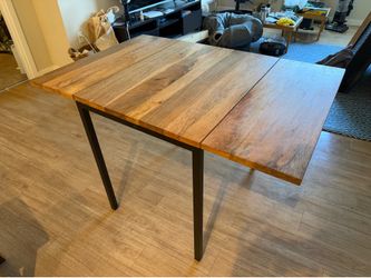 West Elm Drop leaf Table 24”–48”