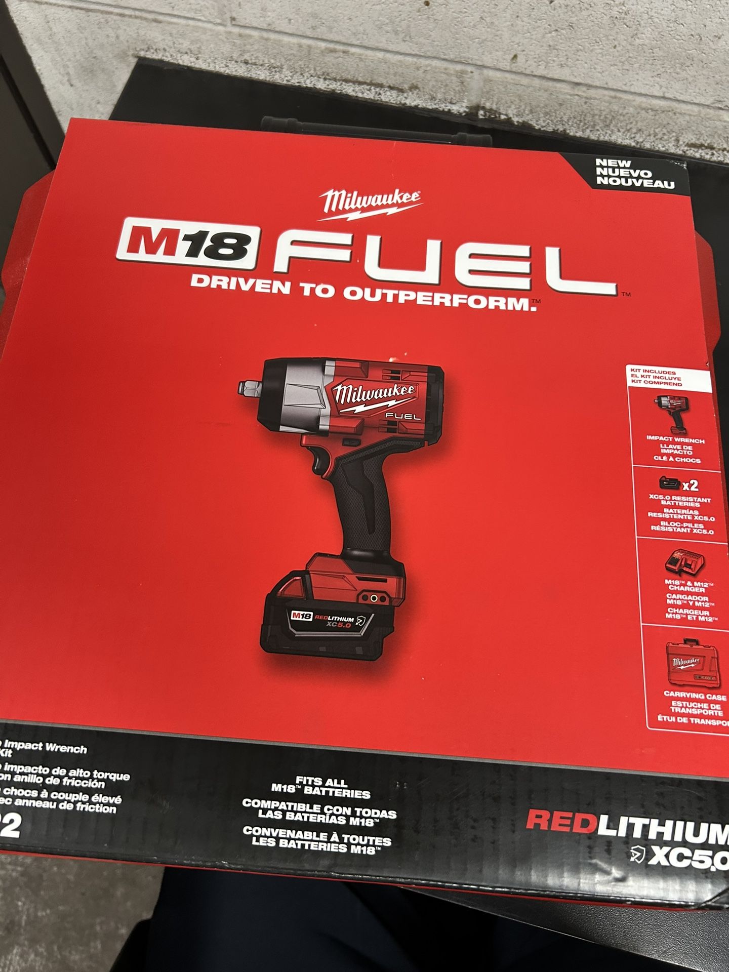 Milwaukee 1/2” impact kit