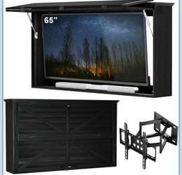 65" Outdoor TV Cabinet with Wall Mount