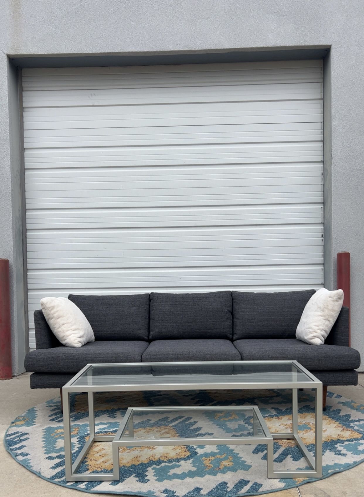 Mid-Century Luxury Couch(Free Delivery)