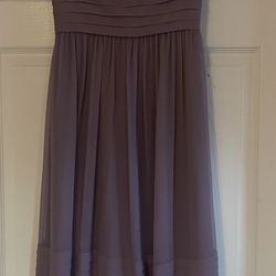 Brand New Beautiful Dressy Strapless Purple Dress Size 0 Petite