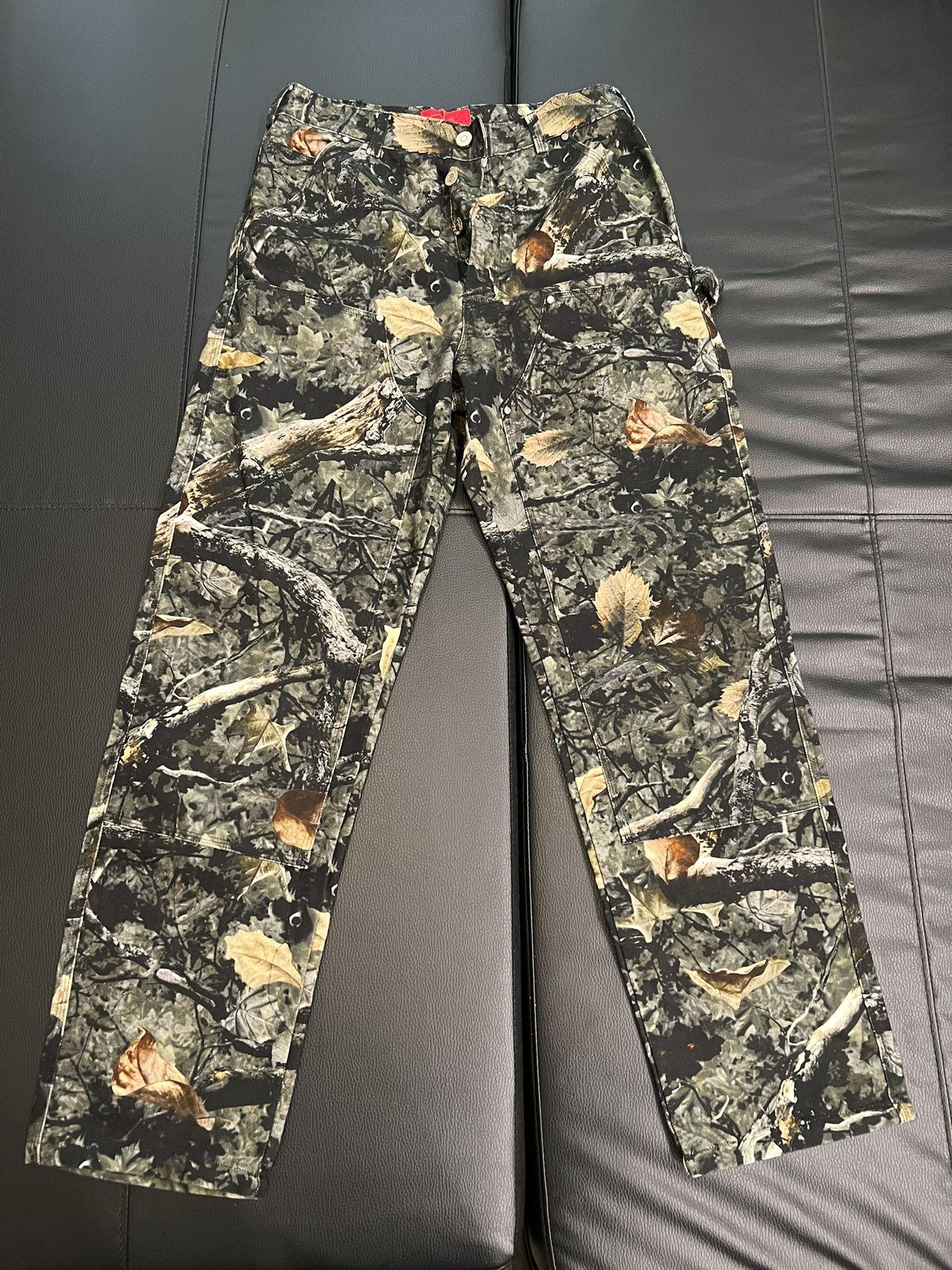 FUGAZI Tree Camo Carpenter Pants : Size S