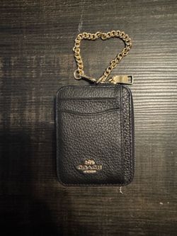 Black coach wallet