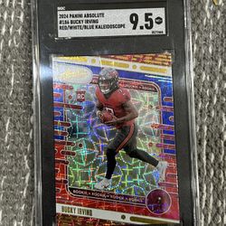 Bucky Irving 2024 Panini Absolute SGC Graded 9.5