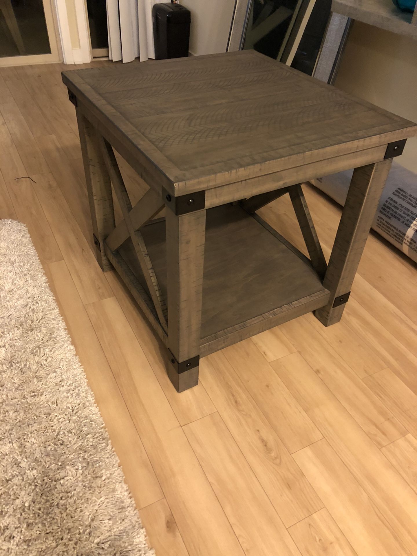 Rustic End Table