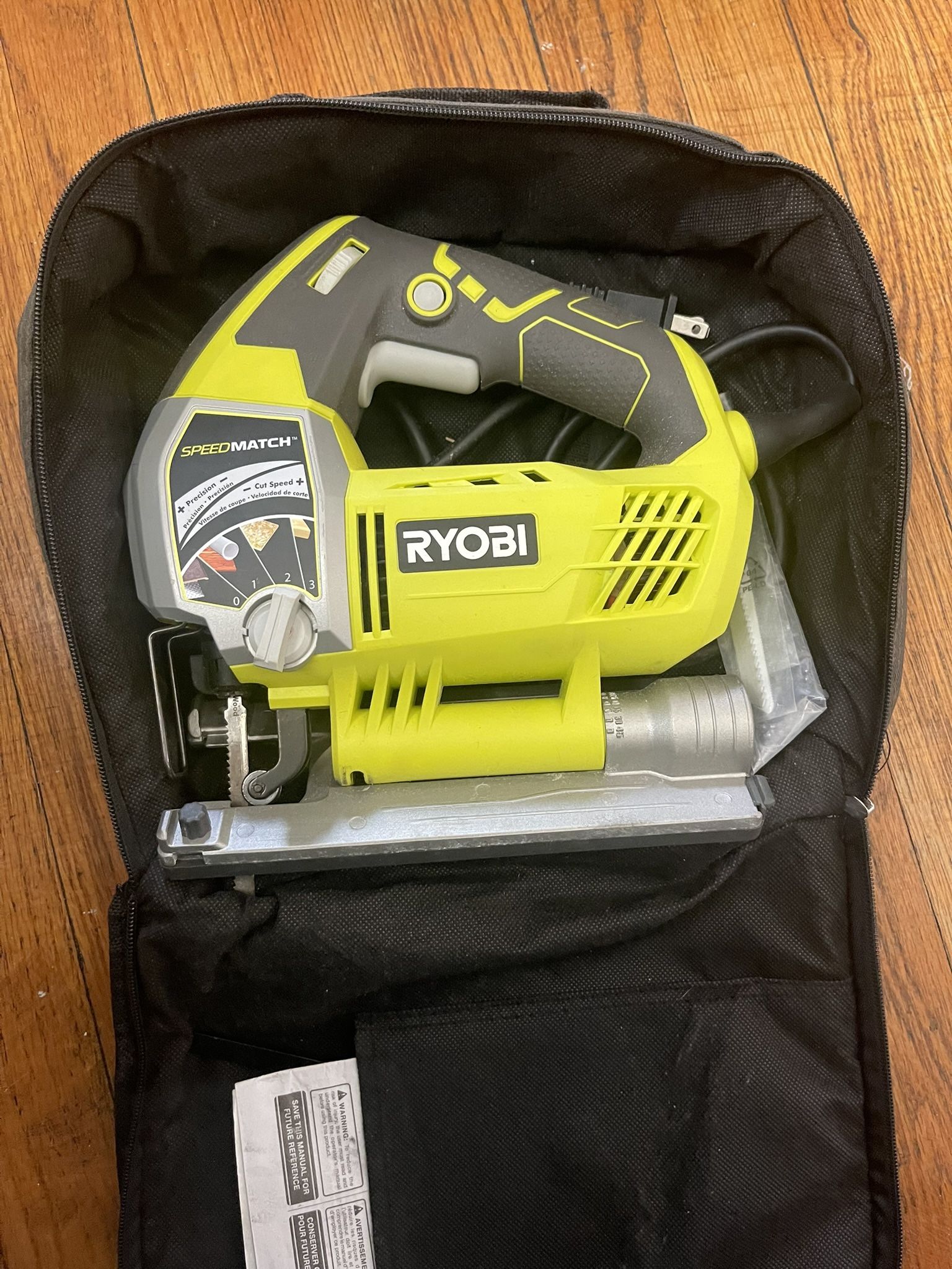 RYOBI 6.1 Amp Corded Variable Speed Orbital Jig Saw w/ Speed match Technology