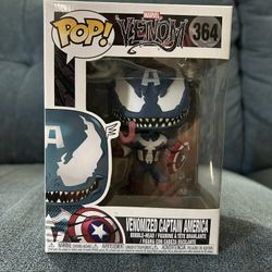 Marvel Venom Captain America Funko Pop