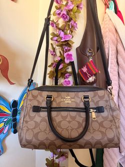 Coach Signature Satchel Handbag
