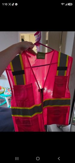 Pink High-Visibility Safety Vest