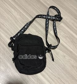 Adidas Originals Black Trefoil Mini Crossbody Festival Bag