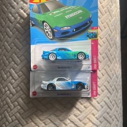 Hot Wheels 95 Mazda RX 7 HW Drift NEW LOT Of 2 SHIPPING ONLY 📦📦📦