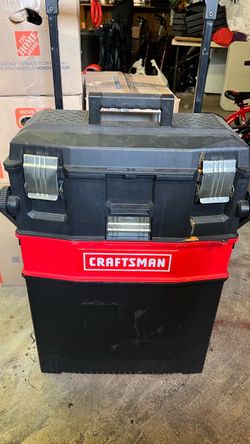 Craftsman rolling tool box with tools