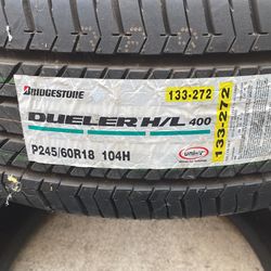 2 Tires P245/60R18
