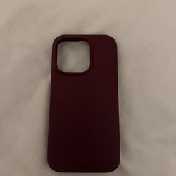 Burgundy iPhone 14 Pro Case
