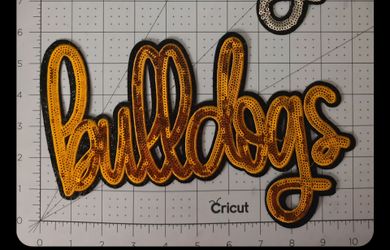 Bulldogs inspired heat patch