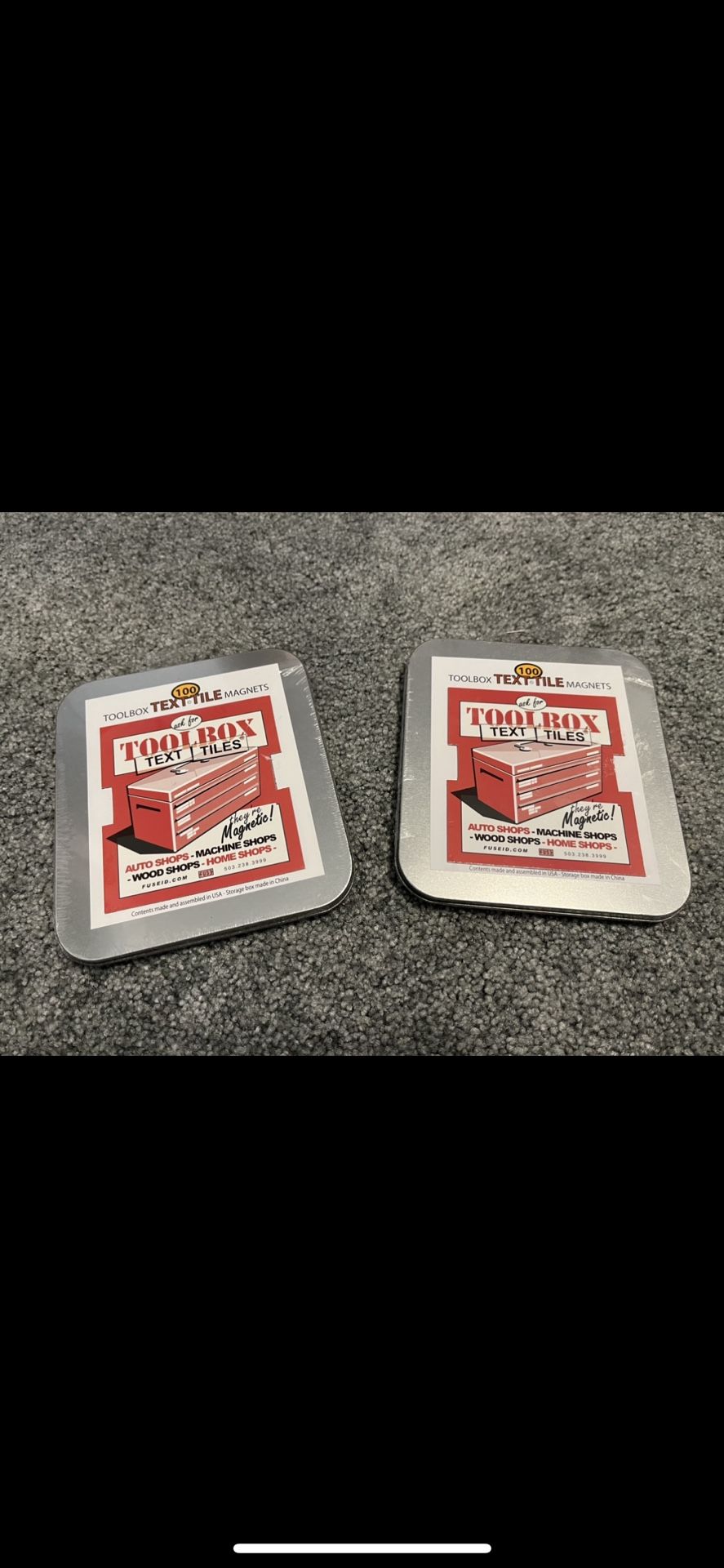 Toolbox Drawer Labeling Magnets