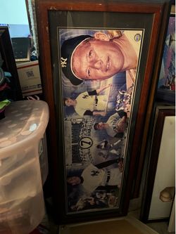 PHOTORAMICS POSTER MICKEY MANTLE THE MICK 12" X 36" NEW MLB LICENSED YANKEE FRAMED LARGE & LONG (RARE 🔥)