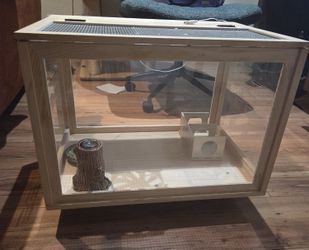 Wooden Acrylic Animal Cage