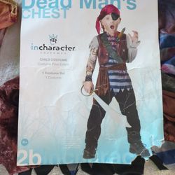 Boys Pirate Halloween Costume Size 6 To 8