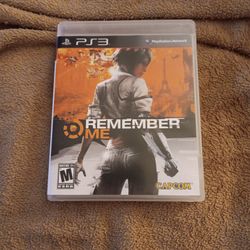 Remember Me For PS3