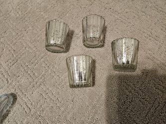 Mercury glass votives