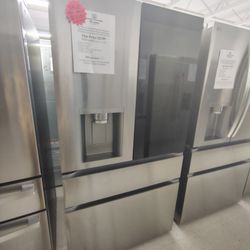 2100(MSRP$4299, Save $2199) LG SMART French 4 Door Refrigerator With Door-in-Door and ThinQ