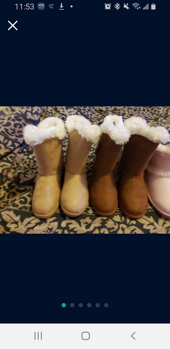 Ugg Style Boots girls size 6 Brand New still in box