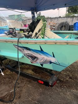 19 Ft Panga Boat W/Trailer