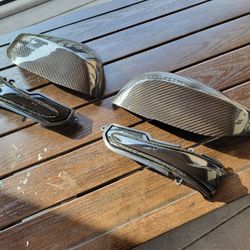 Infiniti Q50 / Q60 Carbon Fiber Mirror Caps And Smoked Sequential Turn Signals