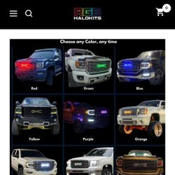 Bluetooth RGB LIGHTS FOR GMC TRUCKS 