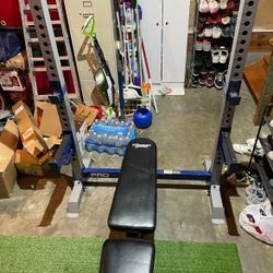 Fitness Gear Bench Press And Squat Rack