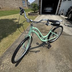 Huffy Women’s Bicycle + Krewe LED Helmet