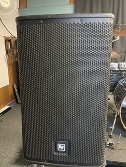 EV ELX 112p powered speakers