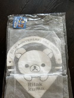 San-X Rilakkuma 20th Anniversary USA Tour limited edition shirt