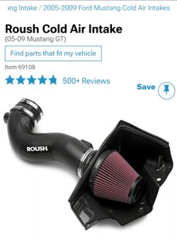 Mustang gt cold air intake