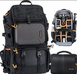 TARION PB01 Pro 2-in-1 Camera Backpack Large with 15.6" Laptop Compartment