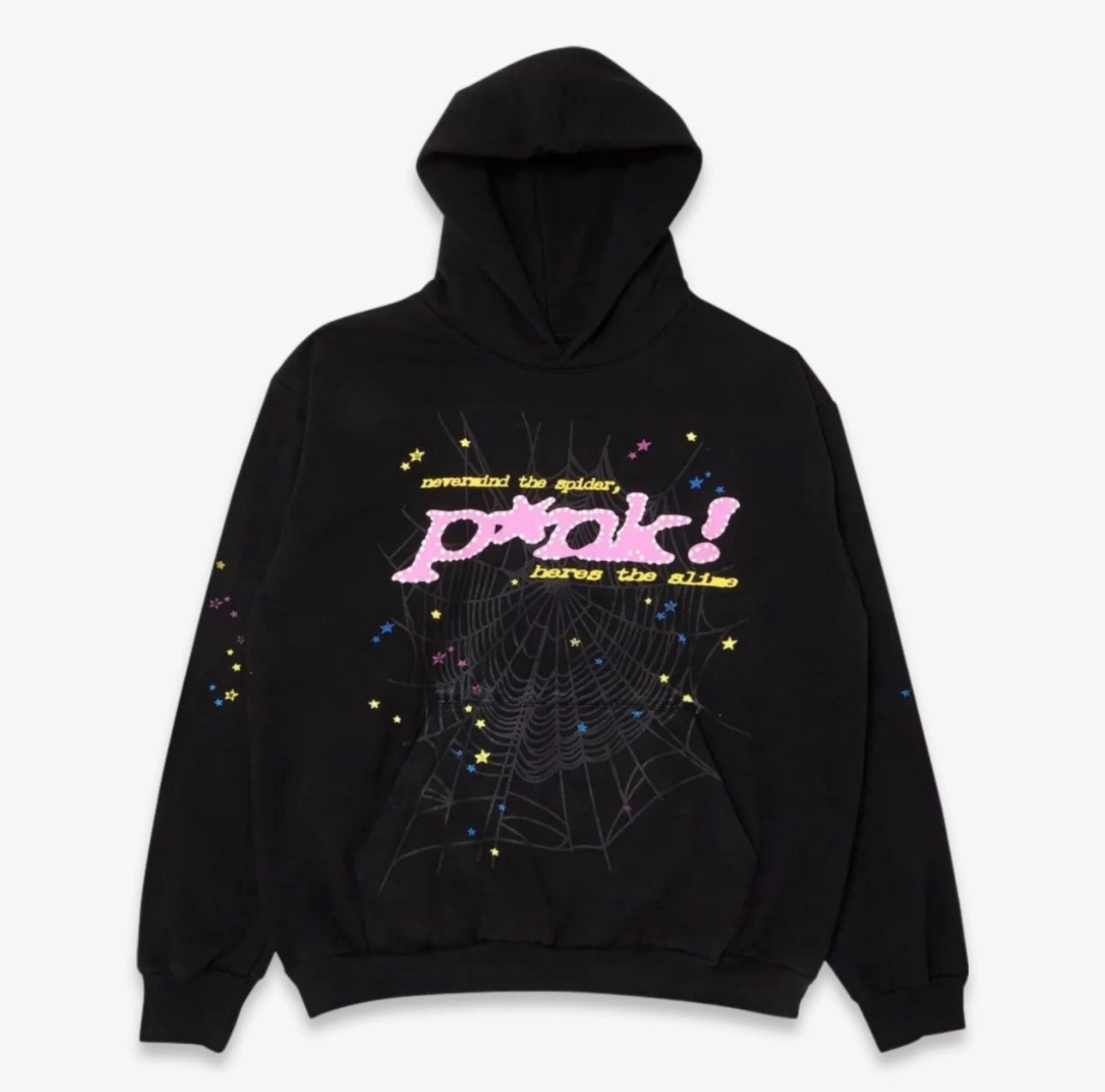 Black Sp5der Hoodie Medium