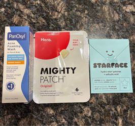 NEW PANOXYL HERO MIGHTY PATCH & STARFACE ACNE BUNDLE $5 for all!