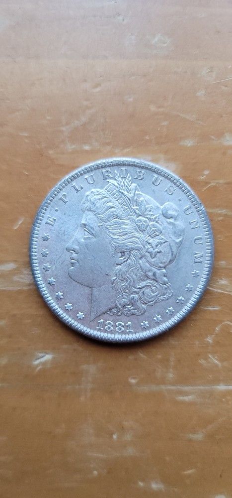 1881 S Morgan Silver Dollar 