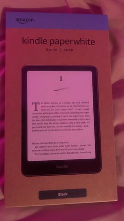 Brand New Amazon Kindle Paperwhite (12th Gen) - 16GB Black - Sealed
