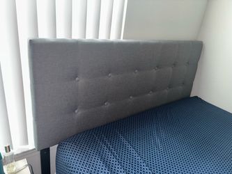 Full size bed with headboard