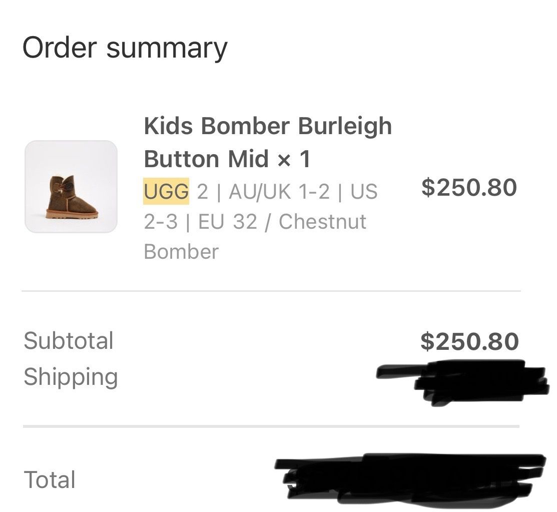 Ugg Handmade In Australia Size 2